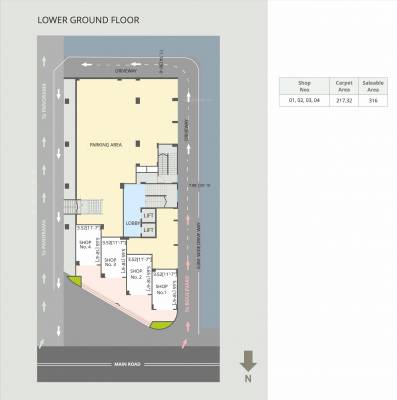  boulevard-commerz Sukhwani Boulevard Commerz Cluster Plan for ground Floor