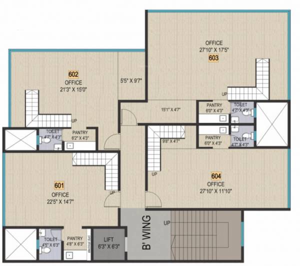 aseem Aseem Cluster Plan For 6th Floor