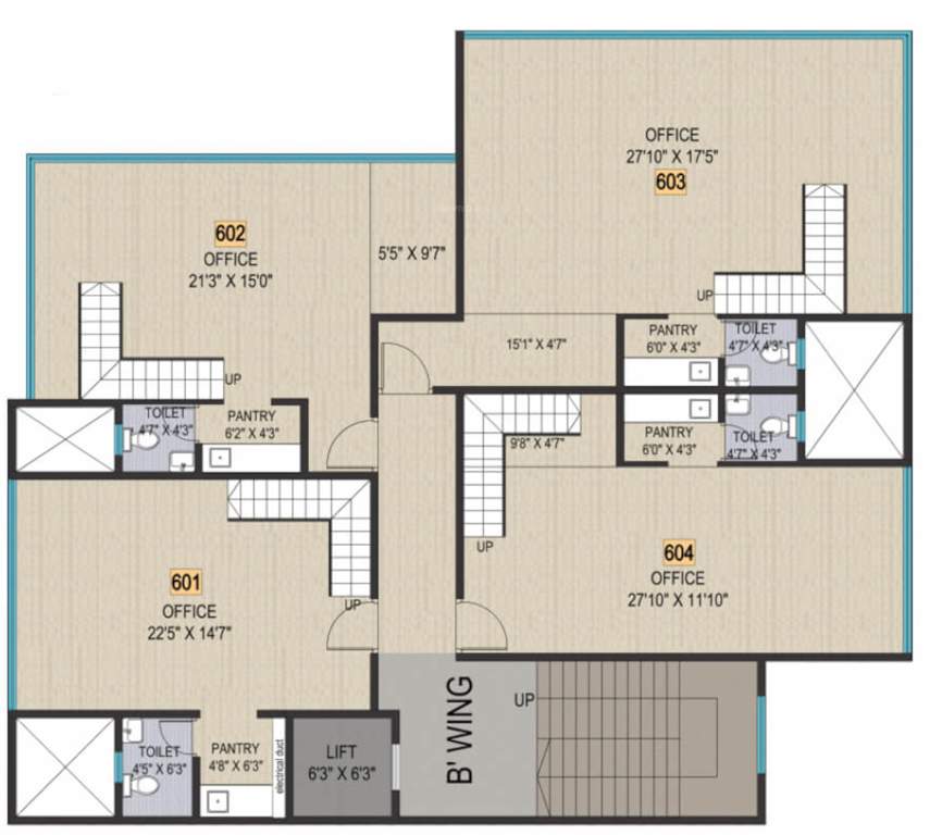  aseem Aseem Cluster Plan For 6th Floor