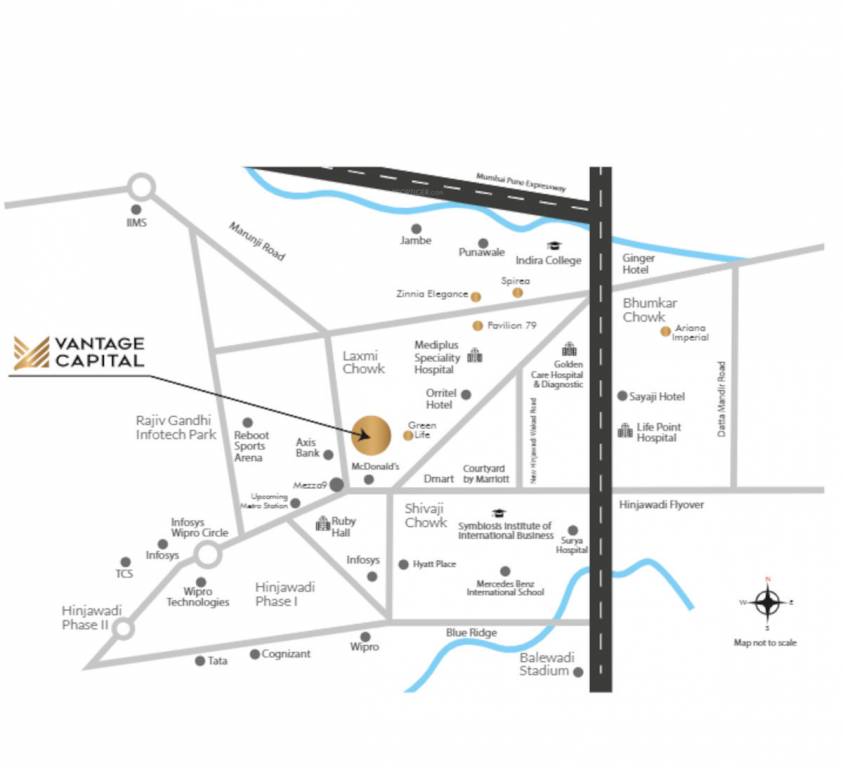  vantage capital Location Plan
