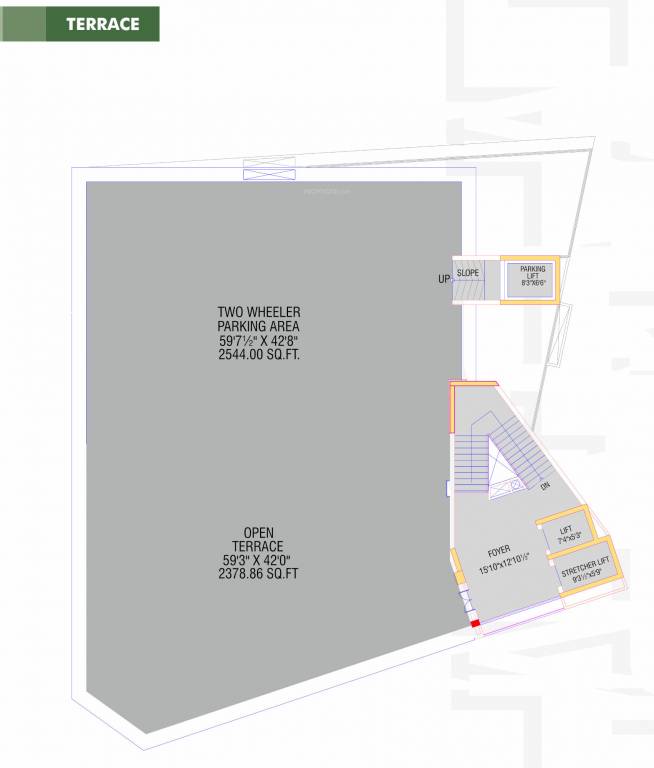  square Serenity Square Terrace Cluster Plan