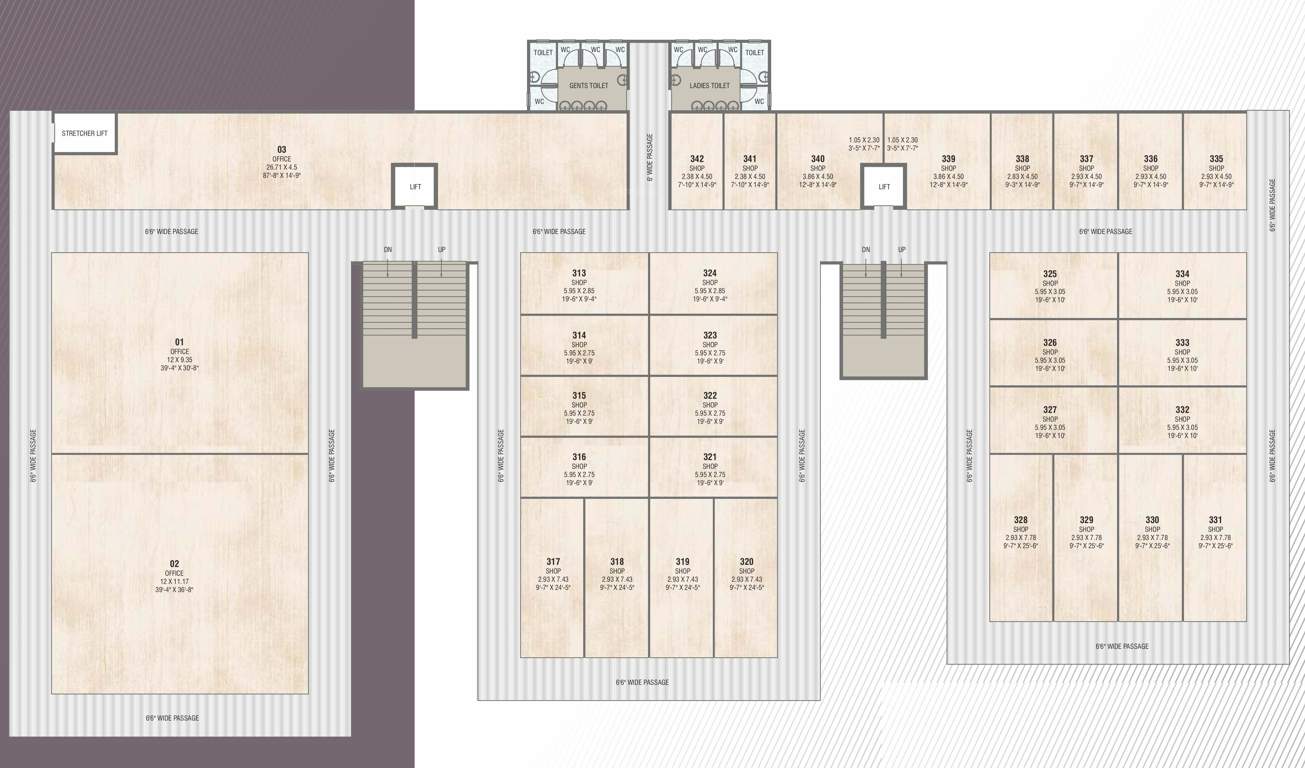  nysa business center Nysa Business Center Cluster Plan For 3rd Floor