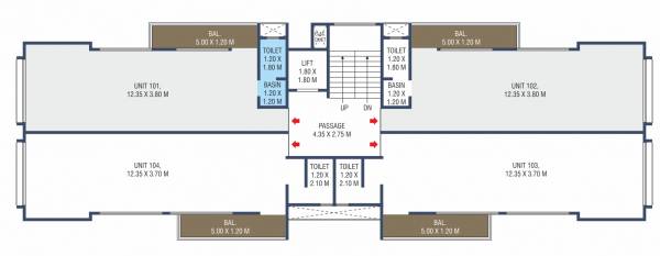  plaza Plaza A & B Cluster Plan