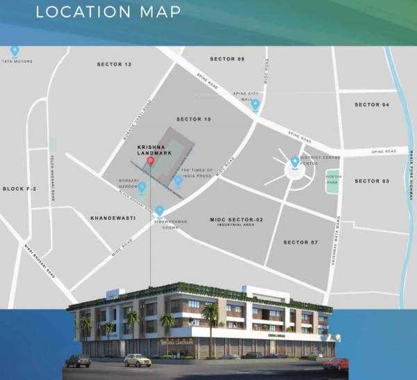  krishna-business-centre Location Plan