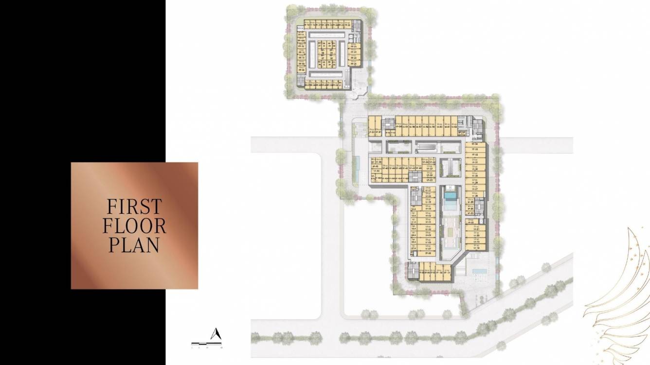  paradise Cluster Plan for 1st Floor