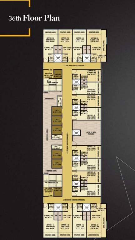  icon Icon Cluster Plan for 36th Floor
