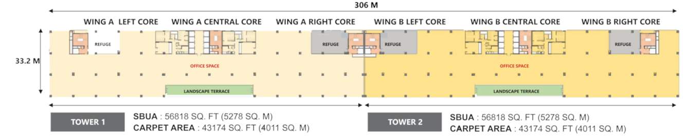  capitol towers Typical Floor Plan Cluster Plan
