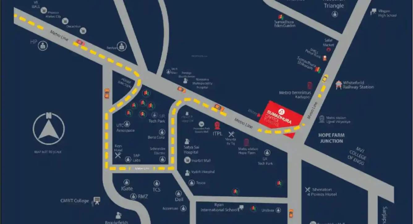  capitol towers Location Plan