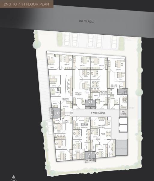  entice 1 Cluster Plan From 2nd To 7th Floor