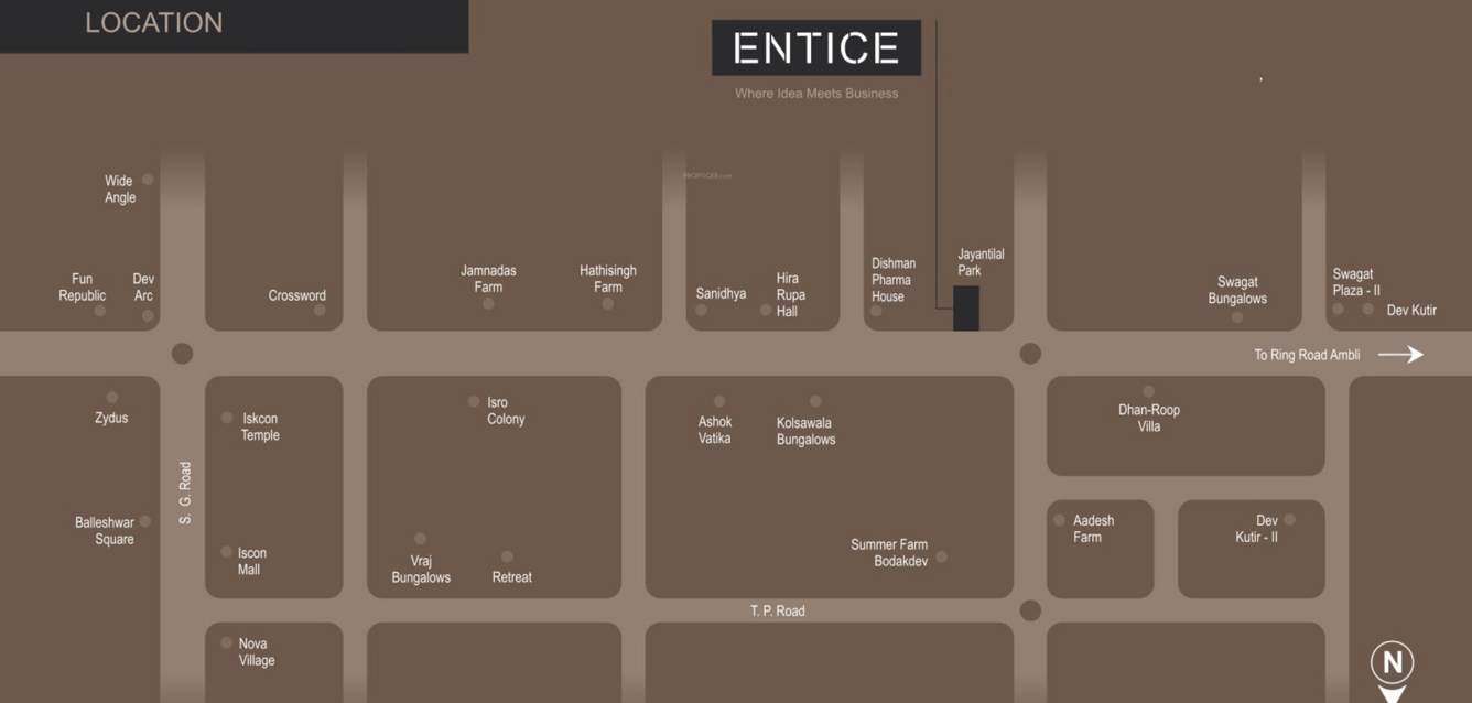  entice Location Plan