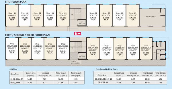  express Express Cluster Plan from ground to 3rd Floor