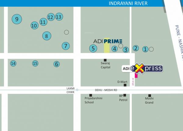  express Location Plan