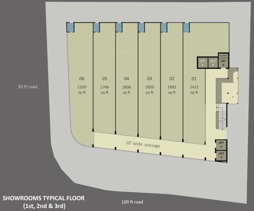  majestic Majestic Cluster Plan from 1st to 3rd Floor