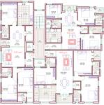 Akshayam Cluster Plan For Typical Floor Plan  akshayam Akshayam Cluster Plan For Typical Floor Plan