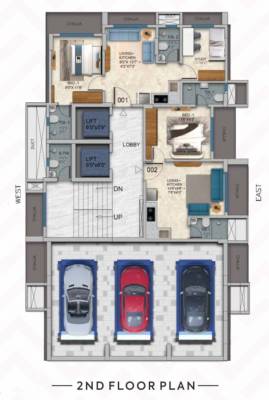  sagar- Hetali Sagar Cluster Plan For 2nd Floor