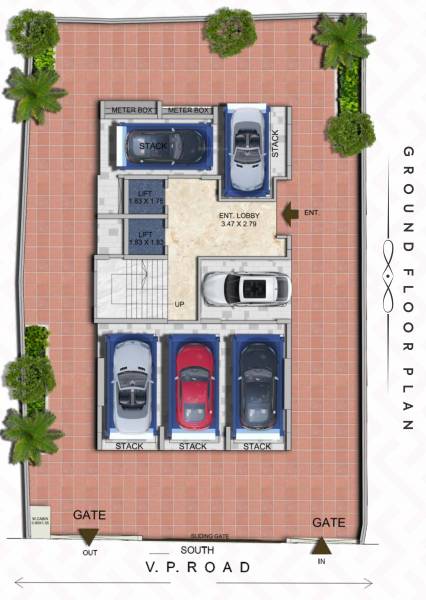  sagar- Hetali Sagar Ground Cluster Plan