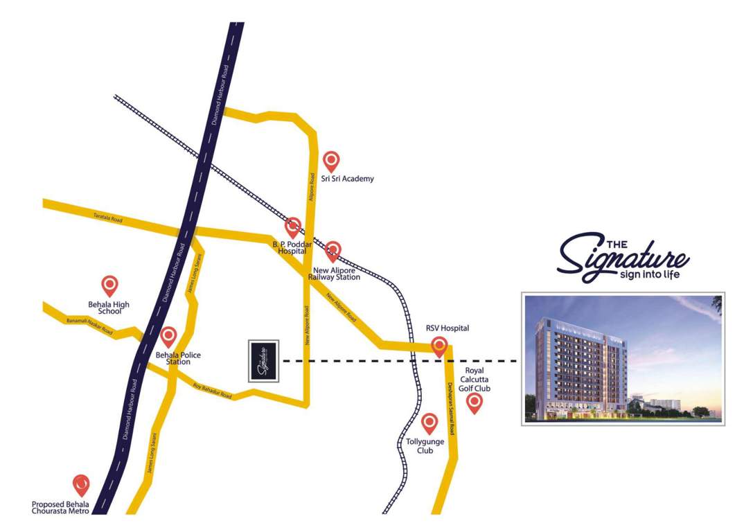  manor the signature Location Plan