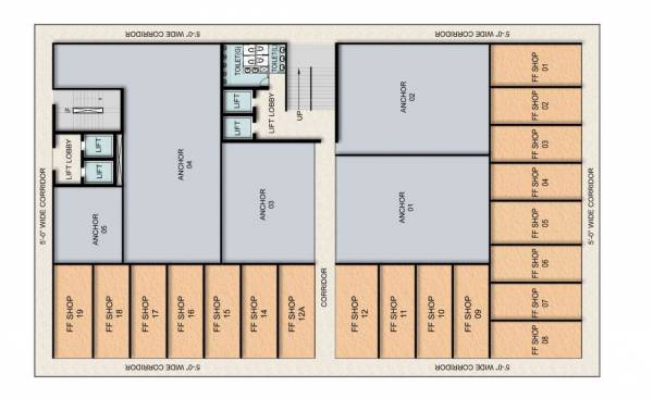  city-square City Square Cluster Plan for 1st Floor