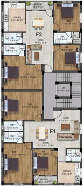  mayan Mayan Cluster Plan For 1st Floor