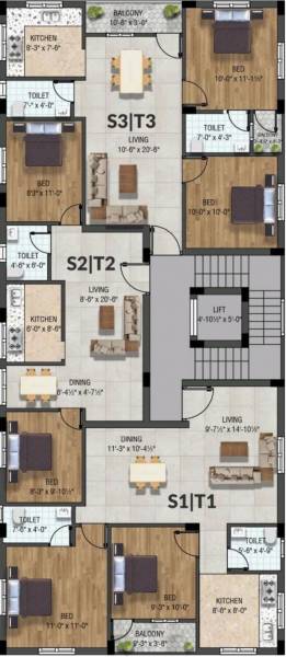  mayan Mayan Cluster Plan From 2nd To 3rd Floor