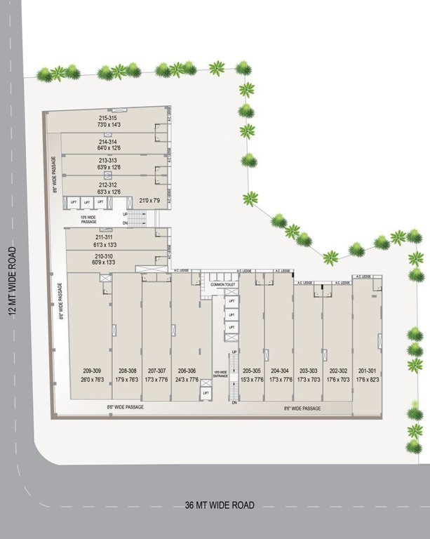  silver radiance 2 Silver Radiance 2 Cluster Plan from 2nd to 3rd Floor
