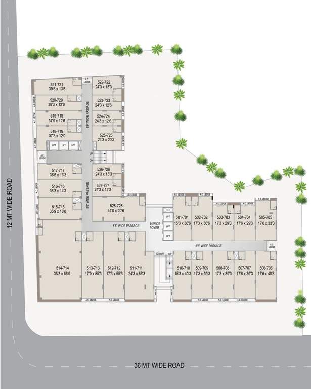  silver radiance 2 Silver Radiance 2 Cluster Plan from 5th to 7th Floor
