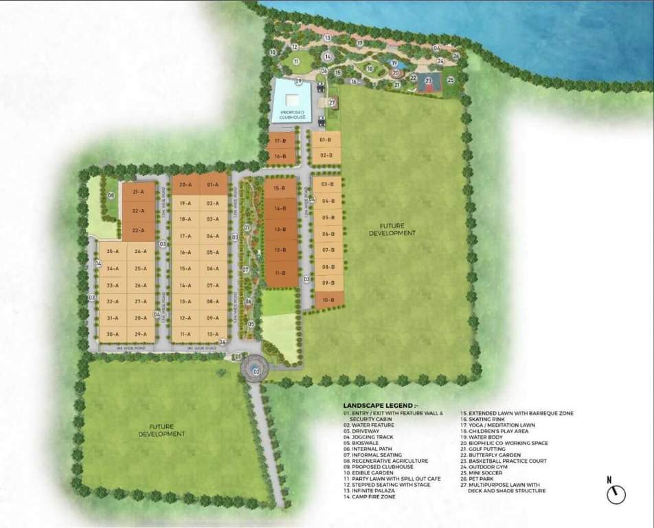  the midsummer rain phase 1 Layout Plan