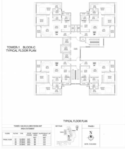  park-heights Block C Typical Cluster Plan
