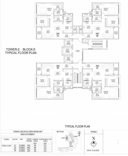  park-heights Block E Typical Cluster Plan
