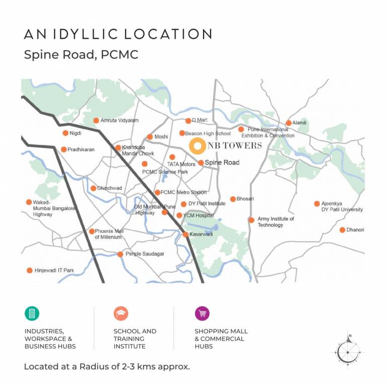 nb towers Location Plan