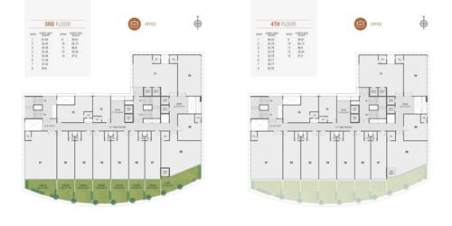  nakshatra Nakshatra Cluster Plan from 3rd to 4th Floor