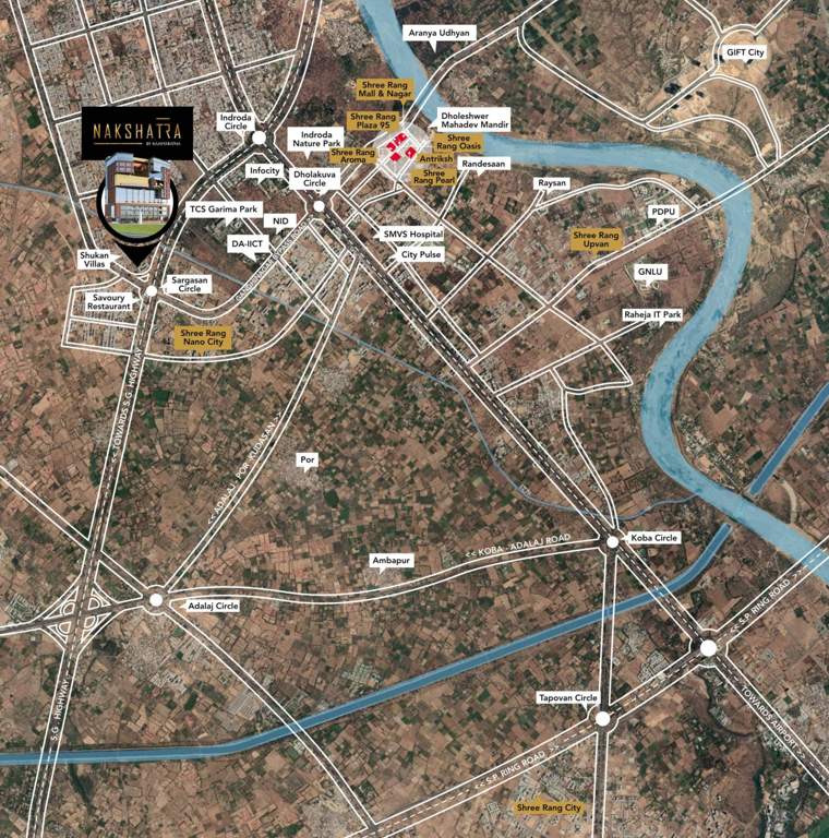  nakshatra Location Plan