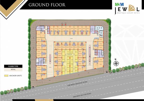  jewel Ground Floor Cluster Plan