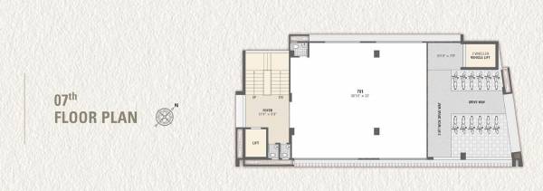  elegance Sharanam Elegance Cluster Plan for 7th Floor