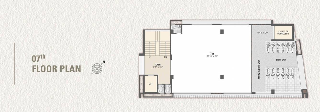  elegance Sharanam Elegance Cluster Plan for 7th Floor