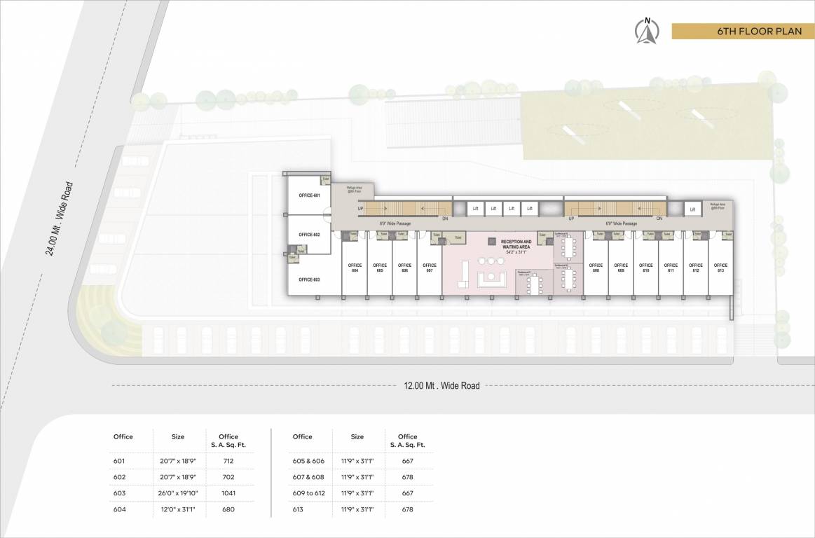  solitaire Ratnanjali Solitaire Cluster Plan for 6th Floor