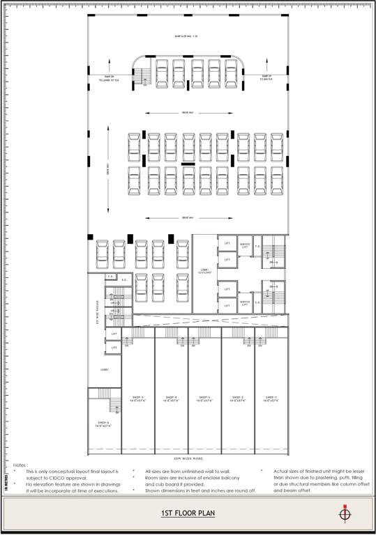  one platinum One Platinum Cluster Plan for 1st Floor