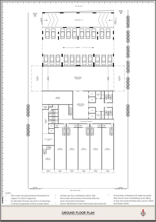  one platinum One Platinum Cluster Plan for ground Floor