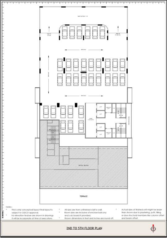  one platinum One Platinum Cluster Plan from 2nd to 5th Floor
