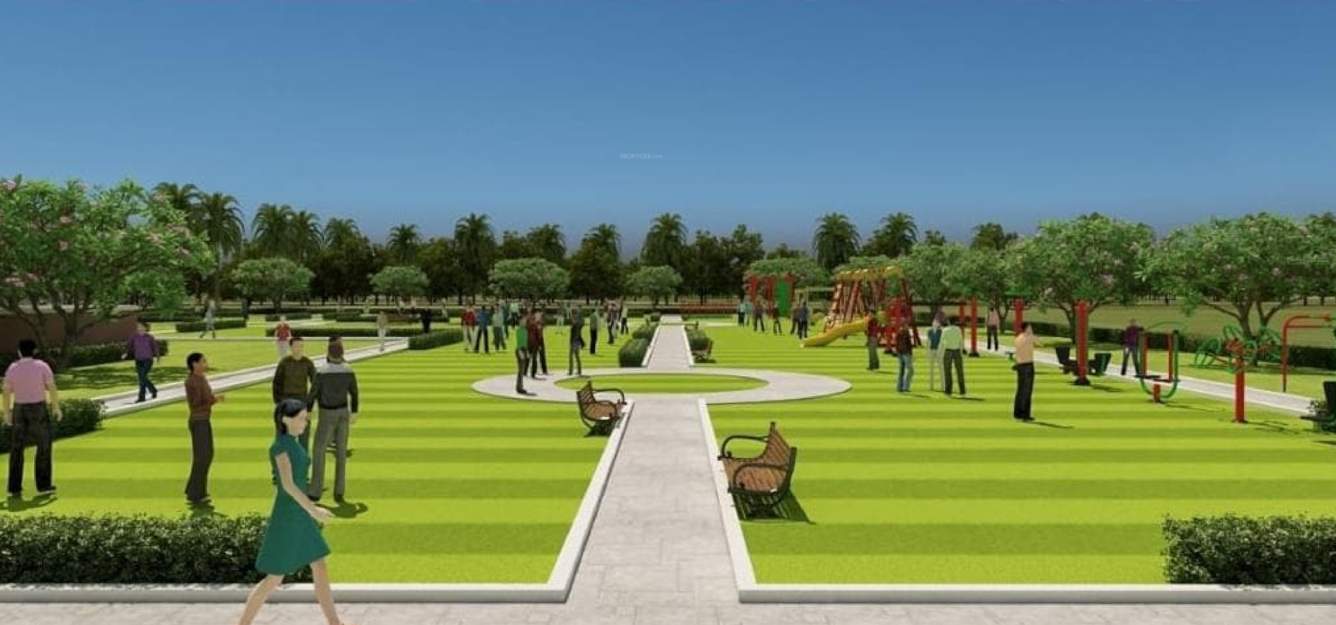  khatushyam enclave Landscape Garden and Tree Planting