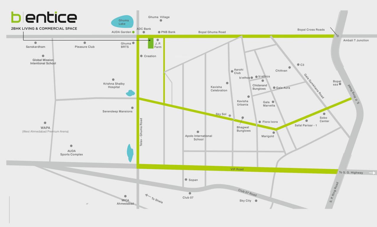  b entice Location Plan