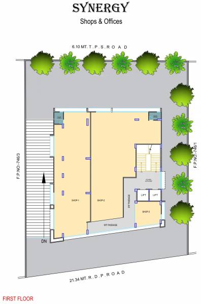  synergy Synergy Cluster Plan for 1st Floor