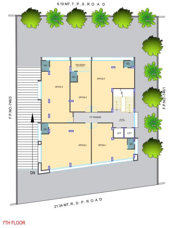  synergy Synergy Cluster Plan for 7th Floor