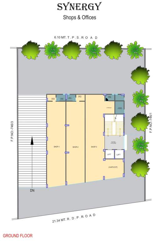  synergy Synergy Cluster Plan for ground Floor