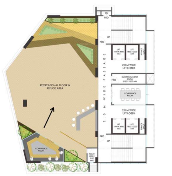  the pentagon The Pentagon Cluster Plan For 5th Floor