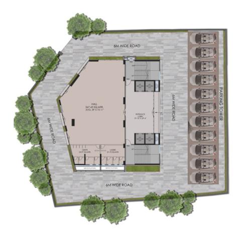  the-pentagon The Pentagon Cluster Plan For Ground Floor