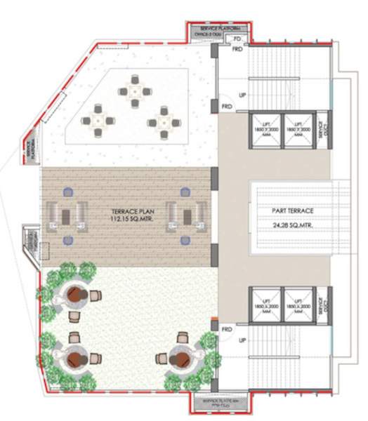  the pentagon The Pentagon Cluster Plan For Terrace Plan