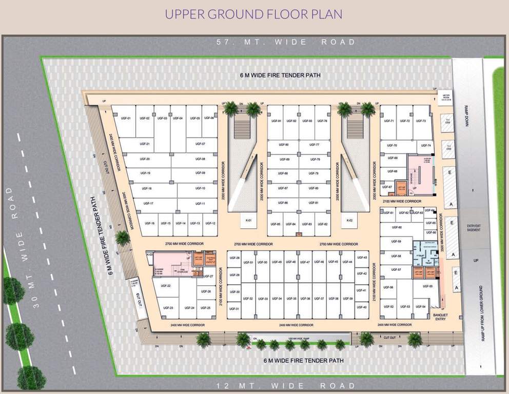  citywalk Karyan Citywalk Cluster Plan for ground Floor