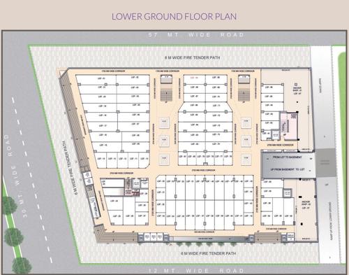 Karyan Citywalk Cluster Plan for ground Floor citywalk Karyan Citywalk Cluster Plan for ground Floor