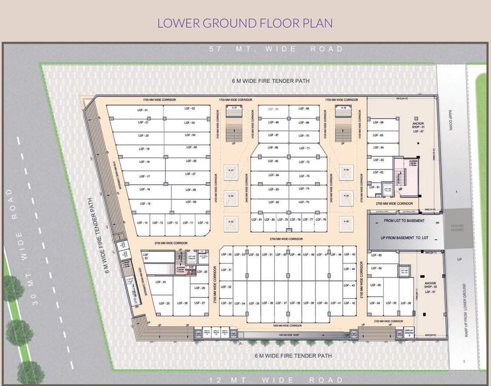  citywalk Karyan Citywalk Cluster Plan for ground Floor